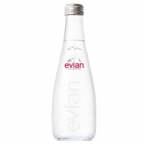 ŪDENS EVIAN NEGĀZĒTS, STIKLA PUDELĒ (613016)(100876) +Depozīta TARA JN